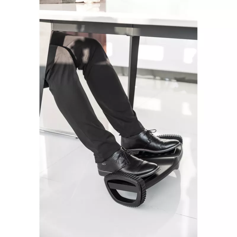Repousa-pés InLine 23175C ergonómico preto