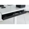 Sistema de gestão de cabos para secretária InLine 23190W — aço, branco, 114×600×76 mm