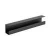 Sistema de gestão de cabos para secretária InLine 23190B, aço, preto, 114×600×76 mm