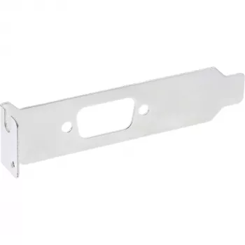 Chapa de slot low-profile InLine 33208D com abertura para conector DB9
