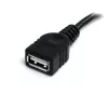 Cabo de extensão USB 2.0 A para A StarTech.com 0,91 m preto - M/F