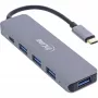 Hub USB InLine USB 3.2 USB-C Multi Hub 4x USB-A 5Gb/s + USB-C (dados/PD 87W)