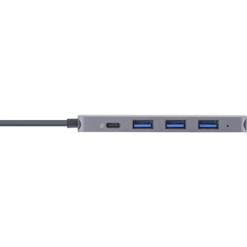 Hub USB InLine USB 3.2 USB-C Multi Hub 4x USB-A 5Gb/s + USB-C (dados/PD 87W)