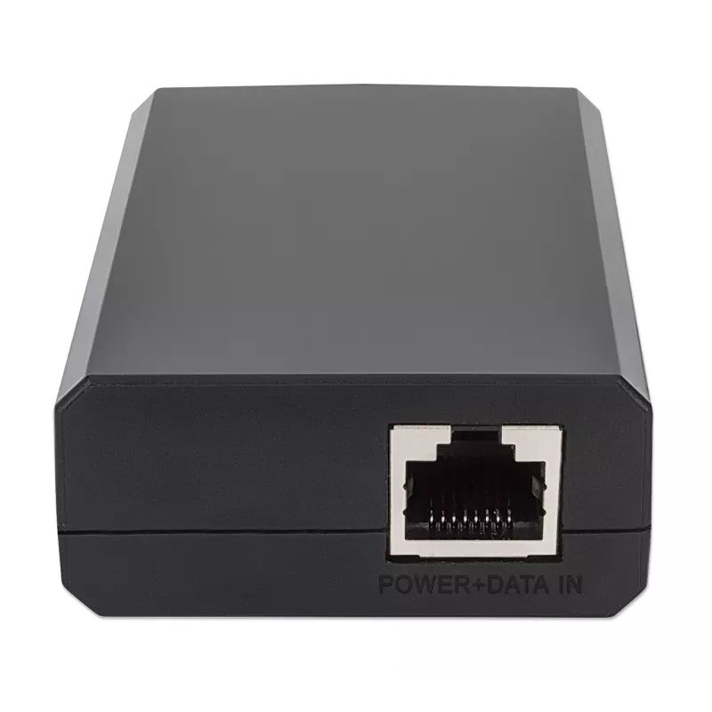 Splitter PoE Intellinet com saída USB-C, PoE++ / 4PPoE, Gigabit Ultra, IEEE 802.3bt, portas de entrada e saída RJ45, saída USB-C até 45 W