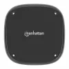Carregador sem fios Manhattan 10W para secretária preto cabo 1,2m