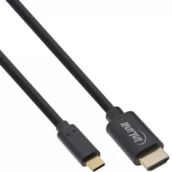 Cabo de ecrã USB USB-C macho para HDMI macho 2m InLine 64112