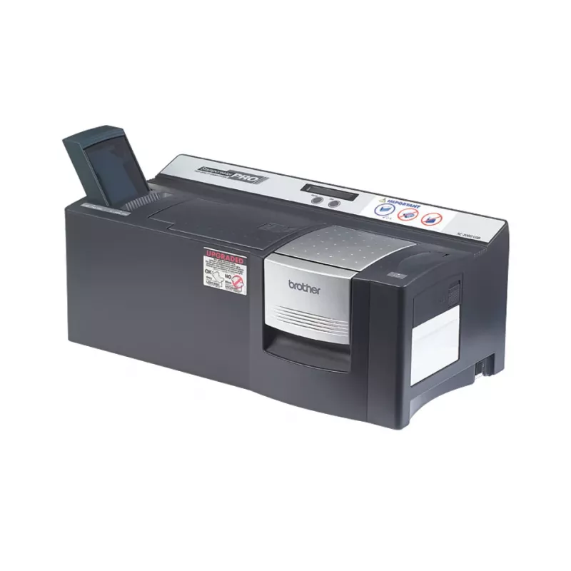 Impressora de etiquetas Brother SC-2000USB 600 x 600 DPI com fios, preto