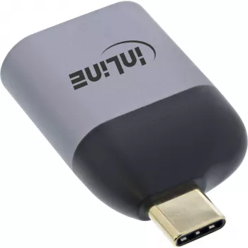 Adaptador de ecrã USB InLine 64106D ficha USB-C macho para conector fêmea DisplayPort 8K60Hz