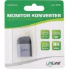 Adaptador de ecrã USB InLine 64106D ficha USB-C macho para conector fêmea DisplayPort 8K60Hz