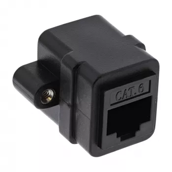 InLine Acoplador de cabo de rede UTP 2x RJ45 fêmea para instalação
