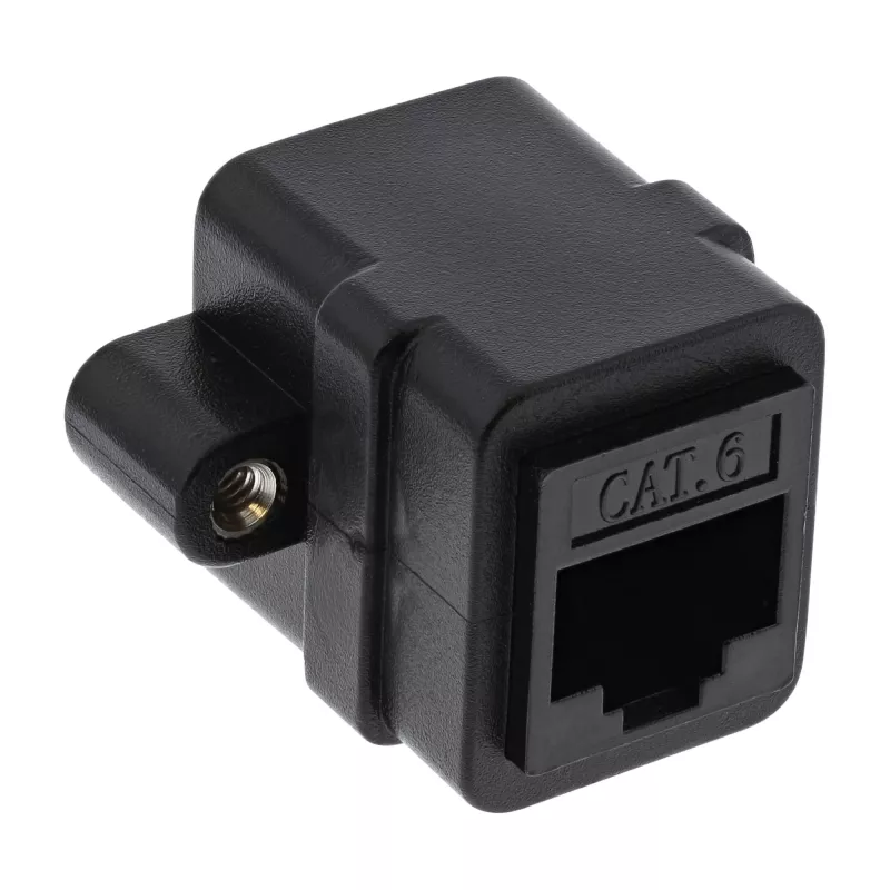 InLine Acoplador de cabo de rede UTP 2x RJ45 fêmea para instalação