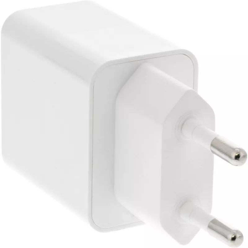 Carregador USB PD InLine USB-C único, Power Delivery, 20W, branco
