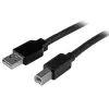 Cabo USB 2.0 ativo A para B StarTech.com 15m, cabo longo para impressora USB, 1x USB-A (M), 1x USB-B (M) – preto