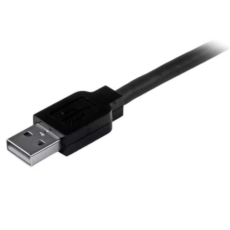 Cabo USB 2.0 ativo A para B StarTech.com 15m, cabo longo para impressora USB, 1x USB-A (M), 1x USB-B (M) – preto