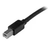 Cabo USB 2.0 ativo A para B StarTech.com 15m, cabo longo para impressora USB, 1x USB-A (M), 1x USB-B (M) – preto