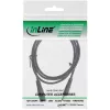 Cabo de extensão DC InLine, ficha macho/fêmea DC 5,5x2,1mm, preto, 3m