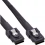 Cabo SAS interno InLine, Mini-SAS SFF-8087 para Mini-SAS SFF-8087, com sideband, 0,5 m