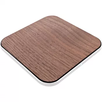 Carregador rápido sem fios InLine Qi woodcharge, 5/7,5/10W/15W, USB-C, sem logótipo