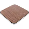 Carregador rápido sem fios InLine Qi woodcharge, 5/7,5/10W/15W, USB-C, sem logótipo