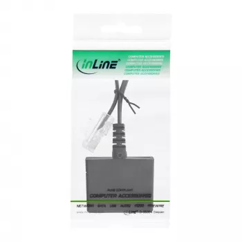 Cabo adaptador TAE InLine conector macho RJ45 para conector fêmea TAE-N e RJ11 69943