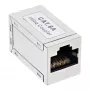 Adaptador InLine Cat.6A, totalmente blindado, metal, 2x RJ45 F/F, 1:1
