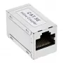 Adaptador InLine Cat.5e, totalmente blindado, metal, 2x RJ45 F/F, 1:1