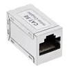 Adaptador InLine Cat.5e, totalmente blindado, metal, 2x RJ45 F/F, 1:1
