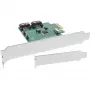 Placa de interface InLine 2 portas SATA 6Gb/s x1 PCIe 2.0 RAID 0 / 1 / SPAN