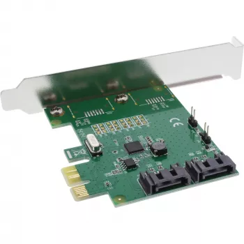 Placa de interface InLine 2 portas SATA 6Gb/s x1 PCIe 2.0 RAID 0 / 1 / SPAN