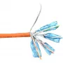 Cabo de instalação maciço InLine 250MHz S/STP Cat.6 CU AWG23 sem halogéneos 300m