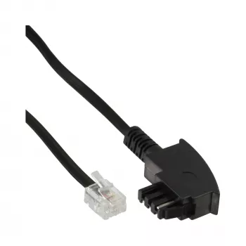 Cabo InLine TAE-F para Telekom/Siemens TAE-F / RJ11 6P4C M/M, 20 m