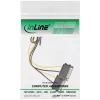 Cabo adaptador de alimentação InLine, 2 fichas SATA / ficha PCI-Express de 8 pinos, 0,15 m