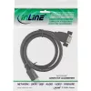 Adaptador HDMI 4K2K Type-A macho / Type-A fêmea com flange 0,6 m InLine 17500B