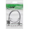 Cabo de rede fino InLine, U/FTP, Cat.8.1, TPE sem halogéneos, cinzento 0,5 m
