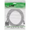 Cabo de rede fino InLine, U/FTP, Cat.8.1, TPE sem halogéneos, cinzento 2 m