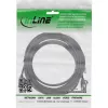 Cabo de rede fino InLine, U/FTP, Cat.8.1, TPE sem halogéneos, preto 7,5 m