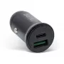 Carregador de automóvel USB InLine adaptador de corrente Power Delivery, USB-A + USB-C, preto