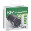 Carregador de automóvel USB InLine adaptador de corrente Power Delivery, USB-A + USB-C, preto