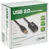 Cabo amplificador de sinal ativo USB 2.0 InLine Type-A macho / A fêmea, 25 m