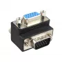 Adaptador VGA InLine 90° 15 pinos macho / fêmea, InLine, 37248I