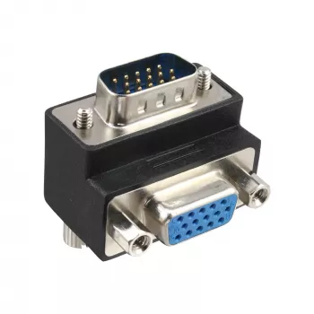 Adaptador VGA InLine 90° 15 pinos macho / fêmea, InLine, 37248I