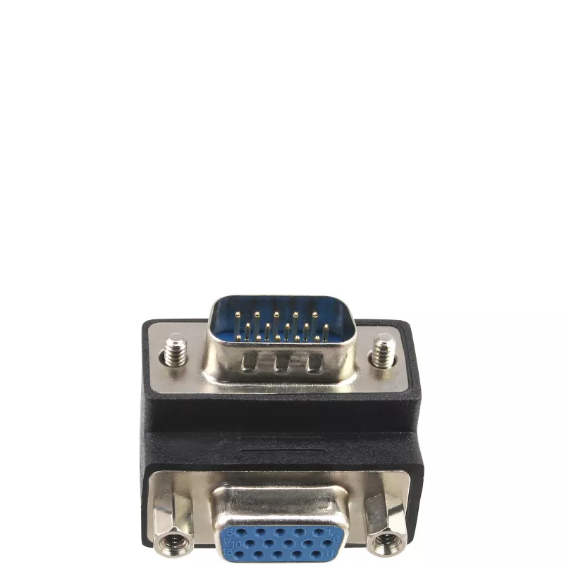 Adaptador VGA InLine 90° 15 pinos macho / fêmea, InLine, 37248I