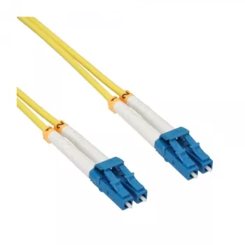 Cabo de fibra ótica duplex InLine LC/LC 9/125µm OS2 25m
