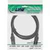 Cabo HDMI High Speed rotativo InLine, c/ Eth., AM/AM, preto, contactos dourados, 3m