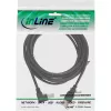 Cabo USB 2.0 InLine em ângulo Type-A macho / B macho, preto, 0,5 m