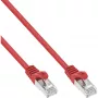 Cabo de rede SF/UTP Cat.5e vermelho 1m InLine