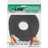 Cabo AV InLine 3x ficha RCA/ficha RCA 1,5 m, 3 x RCA, 1,5 m, preto