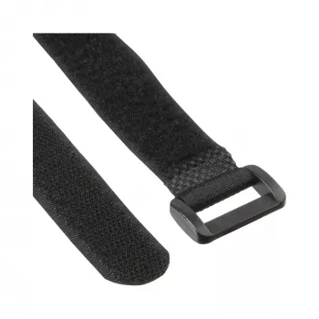 Abraçadeiras de velcro para cabos InLine 20×300 mm, nylon, pack de 10, preto