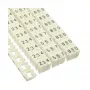 Anéis de marcação de cabos 6 mm InLine n.º 0–9, plástico, branco, 100 unid.