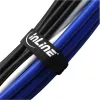 Abraçadeira de velcro InLine 25x500 mm, nylon, 10 unid., preto